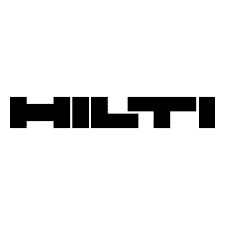 Hilti-Logo auf weißem Hintergrund mit Verkaufstraining.